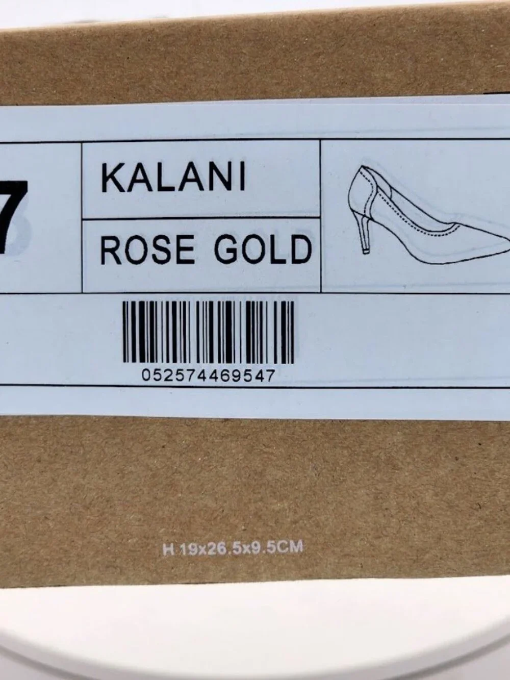 Journee Collection Kalani Rose Gold Glitter Pointed Toe Pumps Women's Size 7